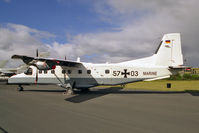 5703 @ EGQL - Dornier 228-212(LT) From MFG-3, Nordholz at RAF Leuchars Battle of Britain Air Show in 1997. - by Malcolm Clarke