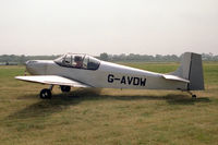 G-AVDW @ EGTC - Rollason Druine D-62B Condor at the 1994 PFA Rally, Cranfield Airport, UK.. - by Malcolm Clarke