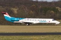 LX-LGI @ EDDR - taxying via alpha to the holding point RW27 - by FBE