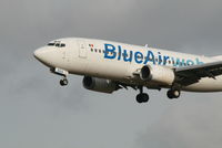YR-BAA @ EBBR - arrival of flight JOR123 to rwy 25L