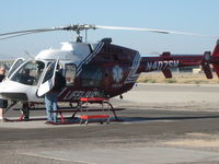 N407SM @ KTUS - Lifeline Helicopter at Med-Trans Hangar - by Ehud Gavron