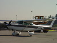 N182AJ @ POC - Parked at Howard Aviation - by Helicopterfriend