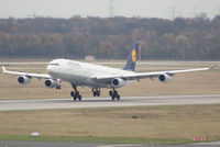 D-AIGX @ DUS - Lufthansa Airbus A340-313X