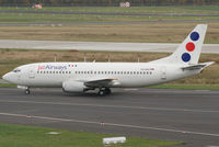 YU-ANJ @ DUS - Jat Airways Boeing 737-3H9
