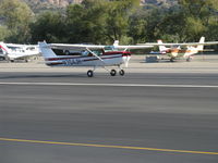 N704JH @ SZP - 1976 Cessna 150M, Continental O-200 100 Hp, takeoff roll Rwy 22 - by Doug Robertson
