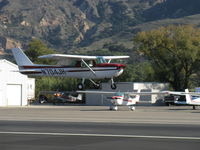 N704JH @ SZP - 1976 Cessna 150M, Continental O-200 100 Hp, on final Rwy 22 - by Doug Robertson
