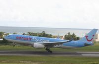 F-HBIL @ TNCM - Corsair in the glide slope over the tresh hold at runway 10 - by Daniel Jef