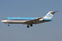 PH-KZD @ EGNT - Fokker 70 (F-28-0070) on approach to rwy 25 at Newcastle Airport, UK. - by Malcolm Clarke