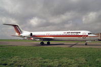 PH-ZCM @ EGTC - Fokker 100 (F-28-0100). In store at Cranfield after the collapse of Air Europe. - by Malcolm Clarke