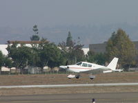 N437FL @ POC - Landing on 26L - by Helicopterfriend