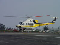N120LA @ POC - Patient on board and lift off for a westerly departure - by Helicopterfriend