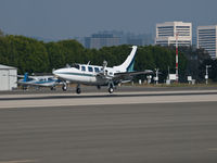 N824MZ @ KSMO - N824MZ arriving on RWY 21 - by Torsten Hoff