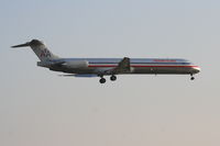 N482AA @ KORD - American Airlines Mcdonnell Douglas DC-9-82, AAL425 arriving from KDCA, short final 22R KORD. - by Mark Kalfas