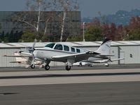 N268R @ KSMO - N268R arriving on RWY 21 - by Torsten Hoff