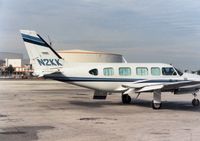 N2KK @ KSPG - PA-31 Navajo Chieftain at St. Petersburg in November 1987. - by Peter Nicholson