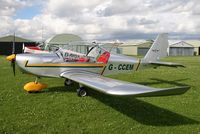 G-CCEM @ FISHBURN - Aerotechnik EV-97 Eurostar at Fishburn Airfield, UK in 2008. - by Malcolm Clarke