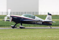 G-DUKK @ EGCJ - Extra EA-300L. At Vintage & Veterans Day, Sherburn-in-Elmet, 2009. - by Malcolm Clarke