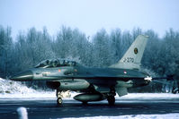 J-270 @ EHLW - January 1985 offered some opportunities of getting pictures of the local F-16s in snow.