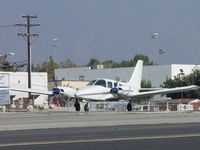 N8189C @ CCB - Starting to roll westbound for take off on runway 24 - by Helicopterfriend