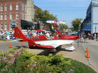 N1037K - G700 on display in Geneso Illinois at Car Show Sept09 - by Cox