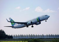 PH-HZO @ EHAM - Transavia Boeing 737 - by Jan Lefers