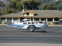 N789R @ SZP - 1965 Beech S35 BONANZA, Continental IO-520-B 285 Hp, taxi back to Rwy 22 - by Doug Robertson