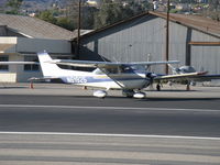 N61925 @ SZP - 1975 Cessna 172M, Lycoming O-320-E2D 150 Hp, taxi to Rwy 22 - by Doug Robertson