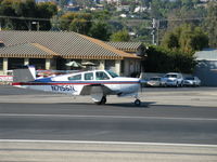 N7156N @ SZP - 1968 Beech V35A BONANZA, Continental IO-520-B 285 Hp, taxi to Rwy 22 - by Doug Robertson