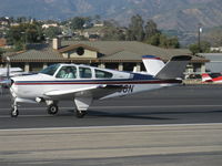 N7156N @ SZP - 1968 Beech V35A BONANZA, Continental IO-520-B 285 Hp, takeoff roll Rwy 22 - by Doug Robertson