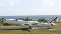 F-GLZJ @ TNCM - Airfrance at touch down tncm - by Daniel Jef