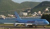F-HLOV @ TNCM - Corsair back tracking runway 28 for take off - by SHEEP GANG