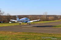 N275JK @ 7B9 - About to touch down at Ellington, CT - by Dave G