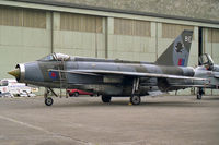 XS923 @ EGTC - English Electric Lightning F6 at Cranfield Airport in 1988. - by Malcolm Clarke