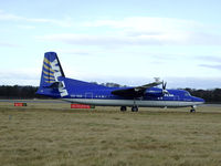 OO-VLK @ EGPH - VLM Fokker 50 arrives at EDI - by Mike stanners
