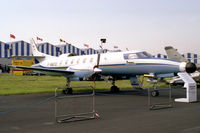 F-GMTO @ EGLF - Swearingen SA-226AT Merlin IVA at Farnborough International in 1988. - by Malcolm Clarke