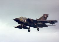ZD788 @ EGQS - Tornado GR.1 of 17 Squadron on final approach to Lossiemouth in the Summer of 1990. - by Peter Nicholson