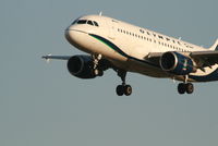 SX-OAF @ EBBR - Arrival of flight OA145 to RWY 25L - by Daniel Vanderauwera
