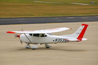 N3539G @ CID - Taxiing to runway 27 from Landmark FBO - by Glenn E. Chatfield
