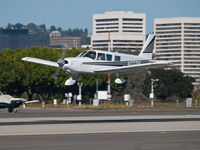 N3721W @ KSMO - N3721W arriving on RWY 21 - by Torsten Hoff