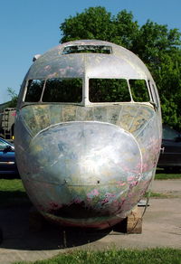 HA-LIU @ LHBS - The dismantled HA-LIU Li-2 of his cockpit. - by Attila Groszvald-Groszi