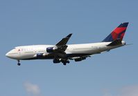 N661US @ DTW - Delta 747-400 - by Florida Metal