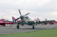 WB271 @ EGTC - Fairey Firefly AS5 at Cranfield's Airshow and Helifest in 1994. - by Malcolm Clarke