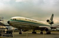 ZK-NZS @ LHR - DC-10-30 of Air New Zealand parked at Heathrow in the Summer of 1979. - by Peter Nicholson