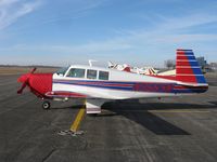 N9665M @ KAXN - 1966 Mooney M20F Executive sitting on the ramp on the day after Thanksgiving. - by Kreg Anderson