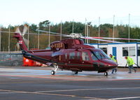 G-XXEB @ EGLK - ROYAL FLIGHT S76C ABOUT TO HAVE THE FUEL TOPPED UP - by BIKE PILOT