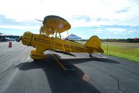 N7020L @ KFFC - Waco YMF-F - by Connor Shepard