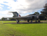XA634 @ EGXE - Gloster Javelin FAW4. Preserved as RAF Leeming's 'gate guardian'. - by Malcolm Clarke