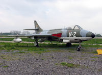 N-268 @ ELVINGTON - Hawker Hunter FGA78 at the Yorkshire Air Museum, Elvington, UK in 2004. - by Malcolm Clarke