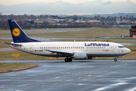 D-ABXN @ EGBB - Lufthansa B737 at Birmingham UK - by Terry Fletcher