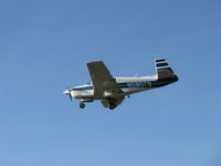 N58079 @ SZP - 1987 Mooney M20J 201LM (Lean Machine), Lycoming IO-360 200 Hp, on final Rwy 22 - by Doug Robertson
